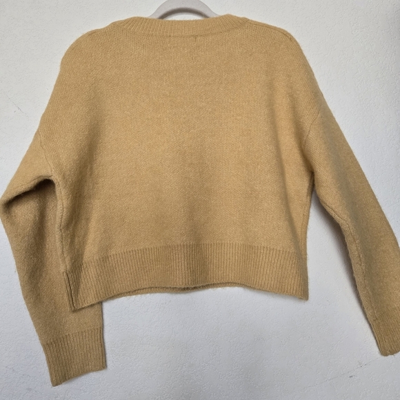 Altar'd State Mustard 'Howdy' Crew Neck Sweater. Size S - Picture 6 of 7